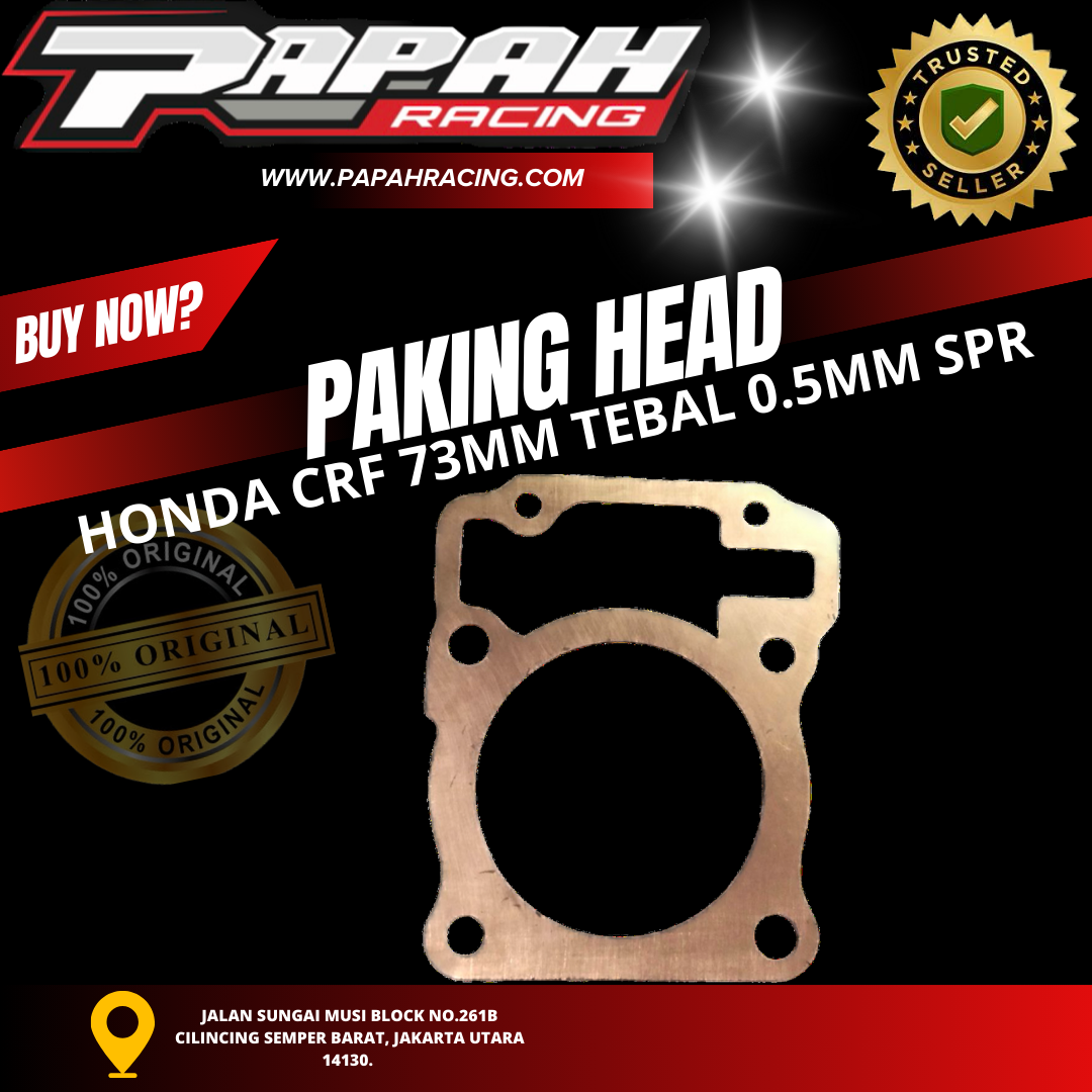 PAKING HEAD SPR HONDA CRF 73MM TEBAL 0.5MM SPR